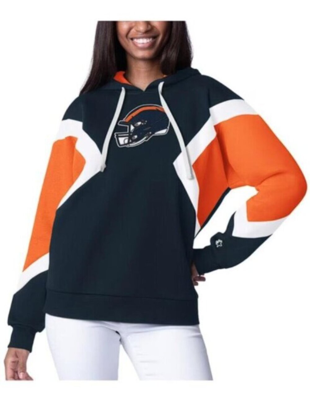 NFL Women's Chicago Bears Starter Game On Hooded Sweatshirt Size XL Navy Blue